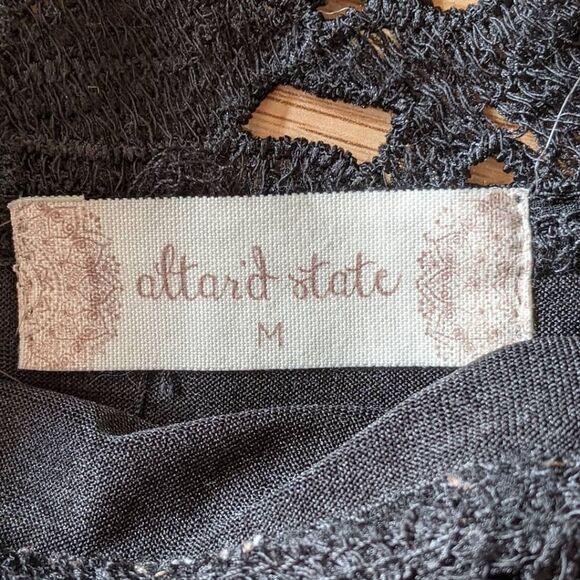 Altar'd State Black Lace Babydoll Dress Size Medium - Picture 6 of 7